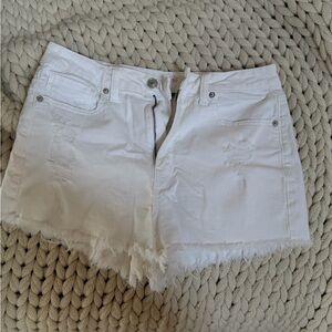 American Eagle Outfitters White Jean Shorts